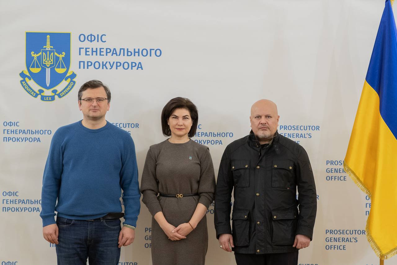 Генпрокурор Ірина Венедіктова та Прокурор Міжнародного кримінального суду Карім Хан обговорили співпрацю