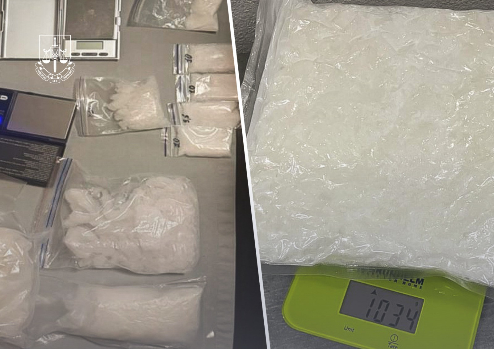 In Transcarpathia, two suspects were taken into custody for smuggling methamphetamine worth almost UAH 9.4 million