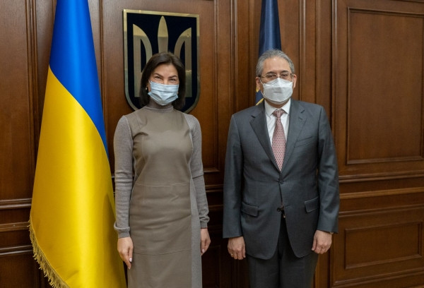 06.04.2021 Ірина Венедіктова зустрілася з Послом Узбекистану в Україні