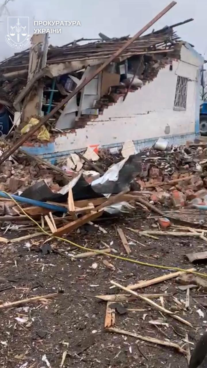 the Russian Federation dropped a guided aerial bomb on a shop in Sumy Oblast: two women were killed