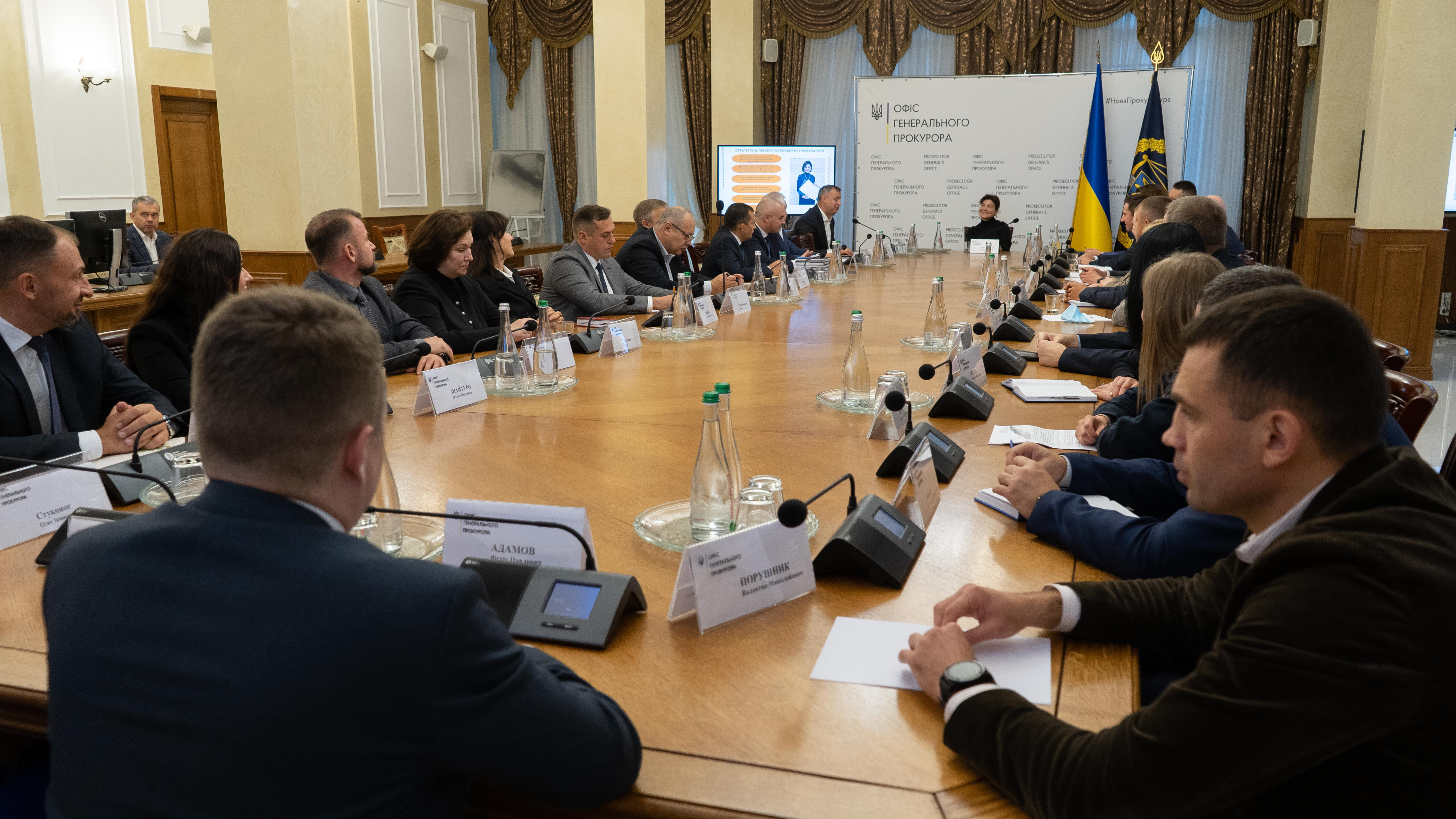 Ірина Венедіктова зустрілася з членами Ради прокурорів України та органу, що здійснює дисциплінарне провадження (ФОТО)