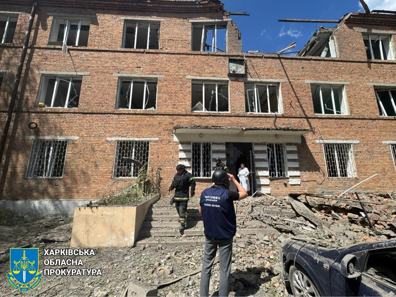 The enemy attacked a medical institution in Kharkiv. 14 people were injured, among them a child