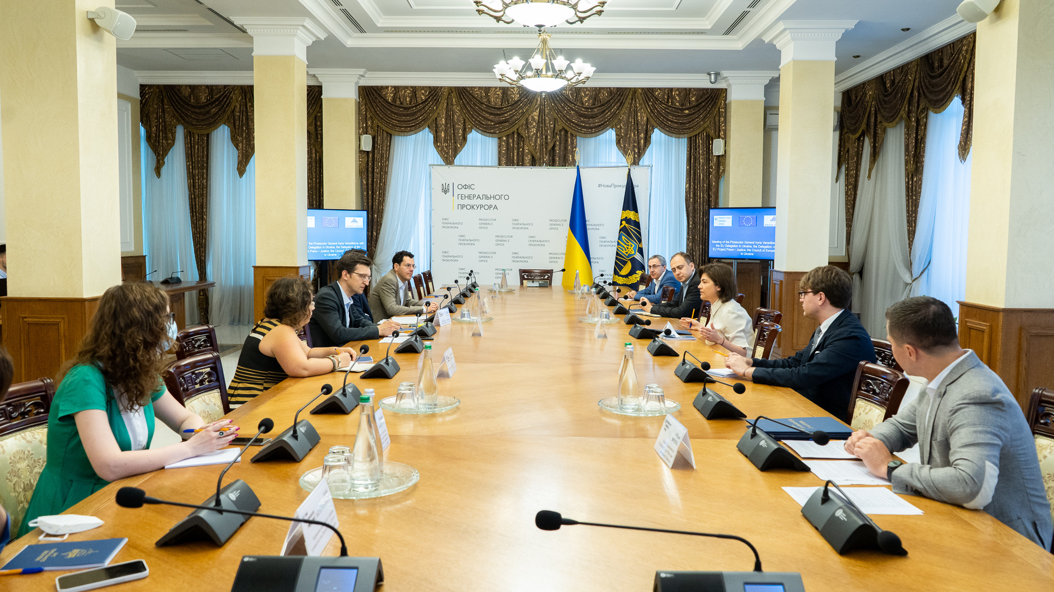 Ірина Венедіктова провела зустріч із представниками європейських інституцій стосовно судової реформи в Україні (ФОТО)