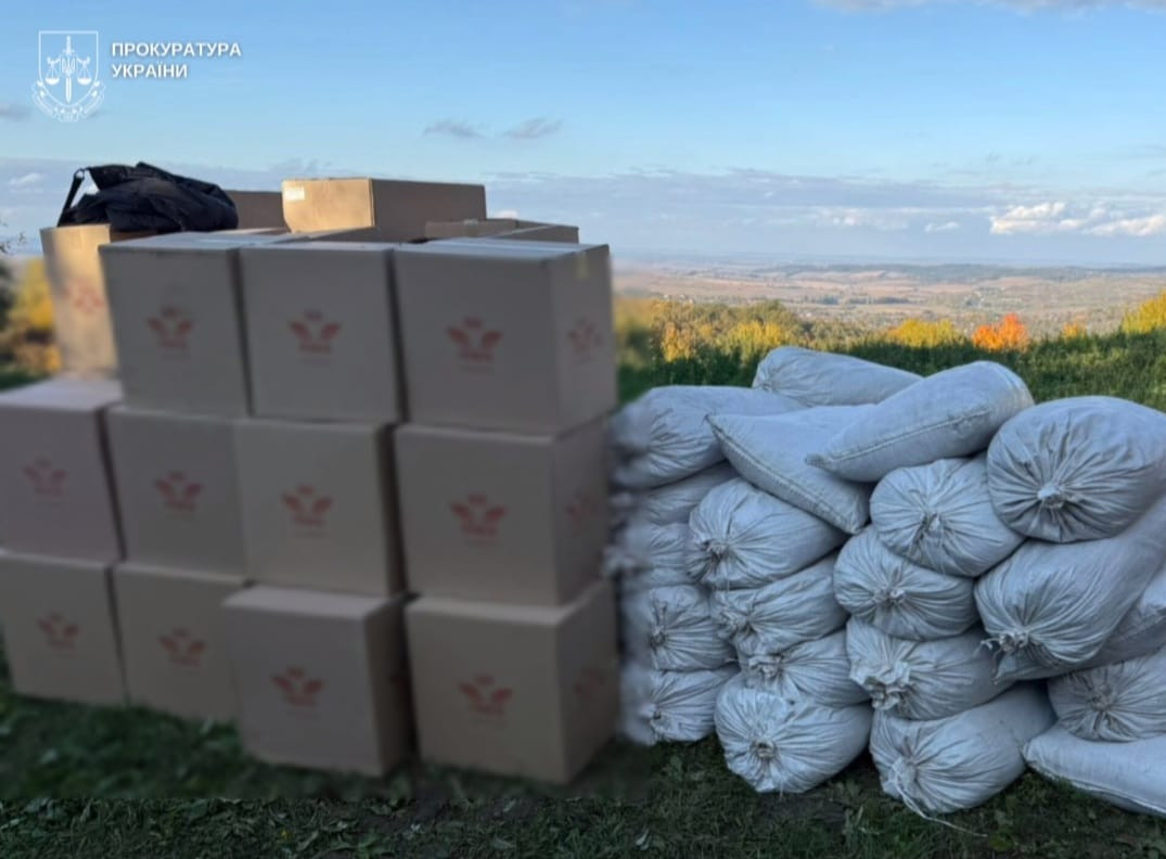 Vaults with counterfeit cigarettes and raw materials worth almost UAH 7 million were uncovered in Bukovyna