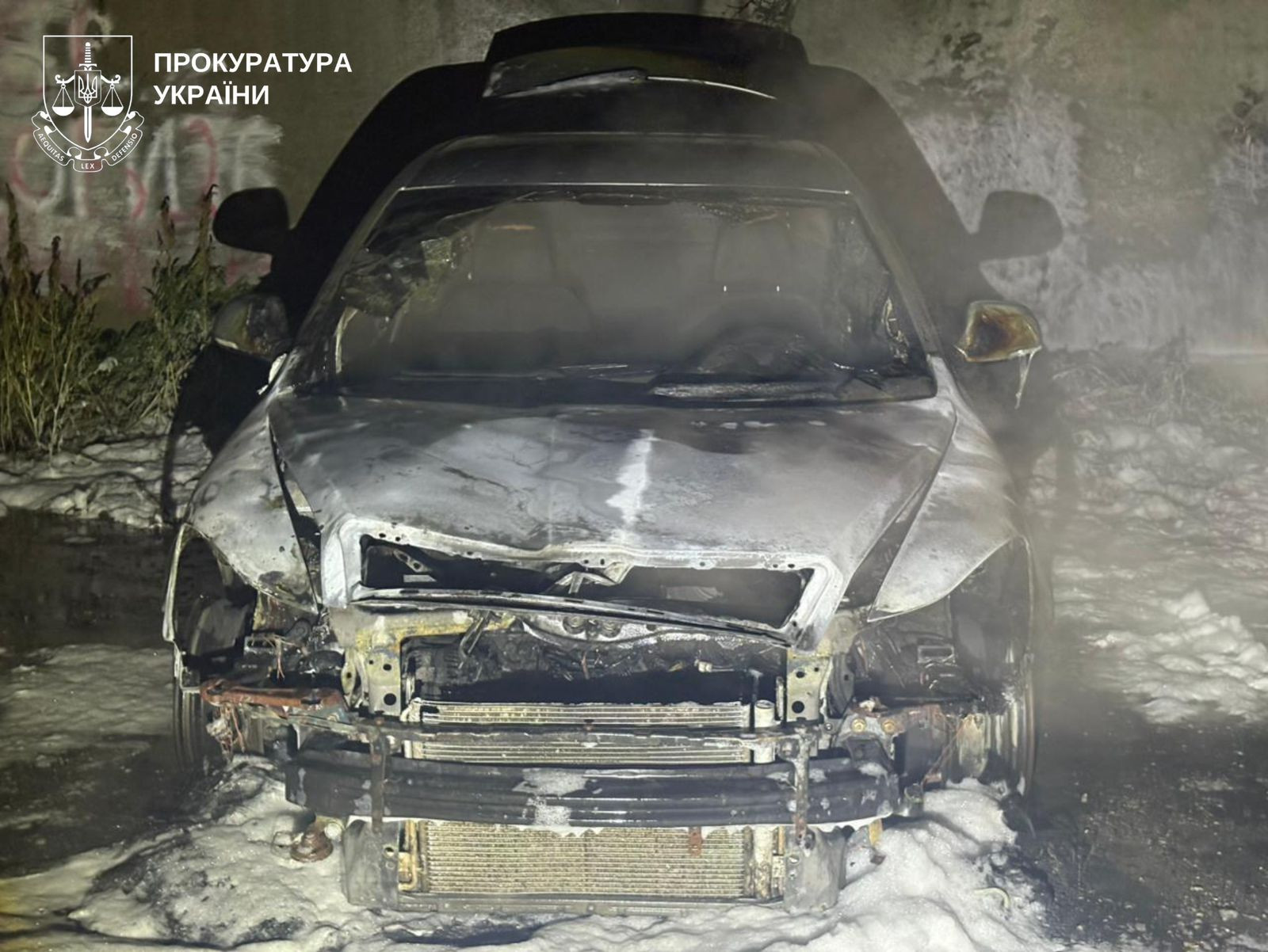 A citizen of Moldova was detained in the Kyiv region, who set fire to a military car for a thousand dollars