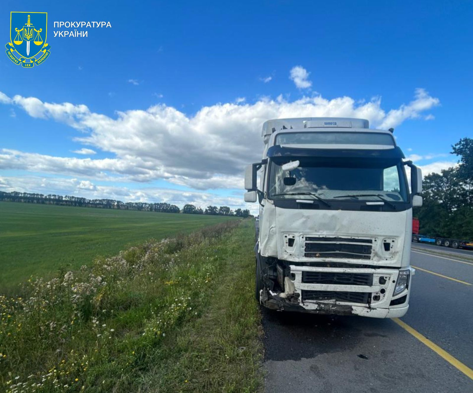 In the Kyiv region, a trucker will be judged by the negligence of which a family with a child was killed in an accident