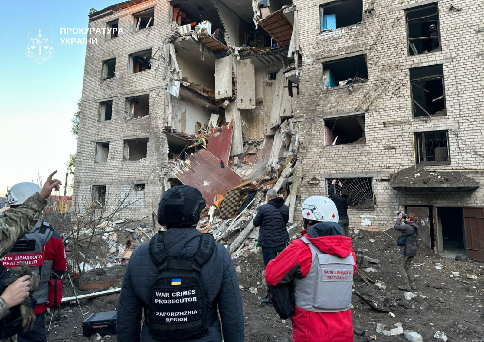 At least 17 people were injured, including six children - an investigation has been launched into the shelling of Zaporozhye