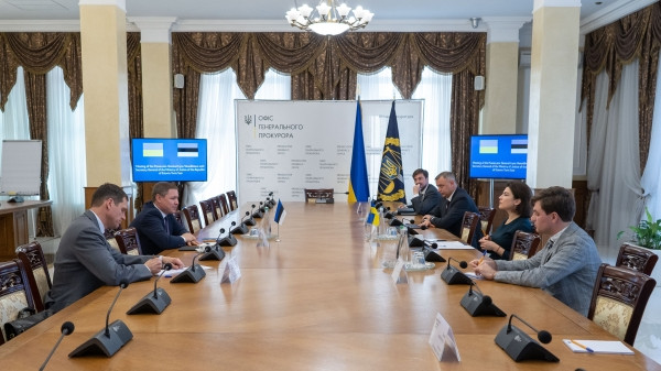 5.10.2021 Офіс Генерального прокурора співпрацює з Естонією для перейняття передового досвіду