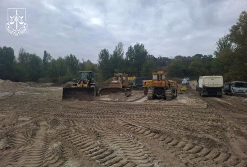 Illegal extraction of sand from the Kremenchug Reservoir has been stopped in Cherkasy Region