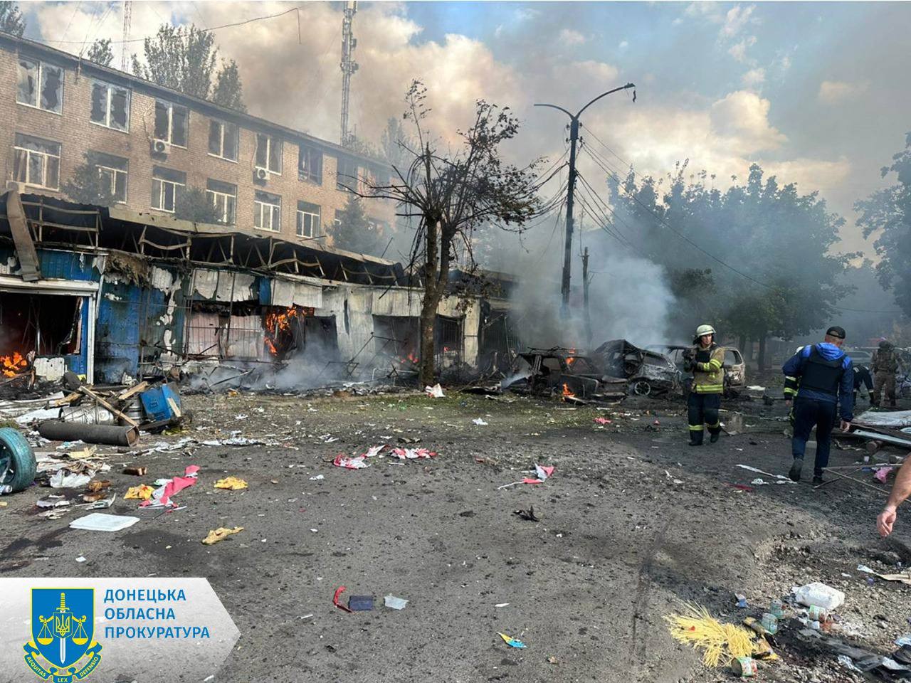 Армія рф вбила на ринку у Костянтинівці 16 людей і 31 поранила – розпочато розслідування