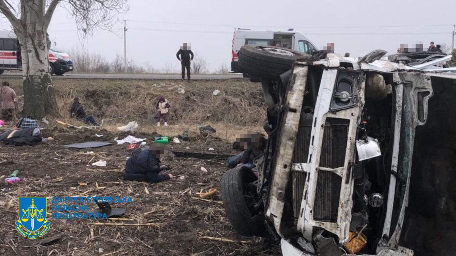 Масштабна ДТП на Дніпропетровщині з 5 загиблими та 12 постраждалими – повідомлено про підозру водію мікроавтобуса