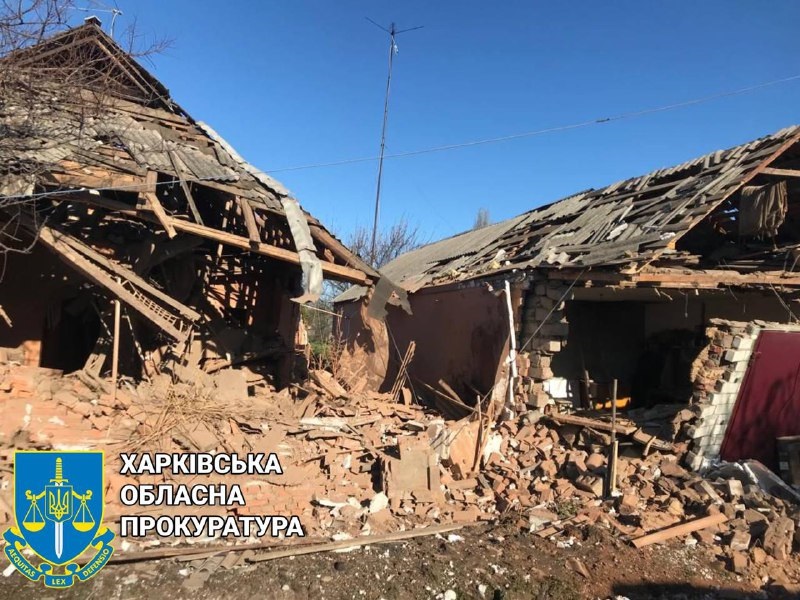 Внаслідок обстрілу населених пунктів на Харківщині пошкоджено близько 45 житлових будинків - розпочато провадження