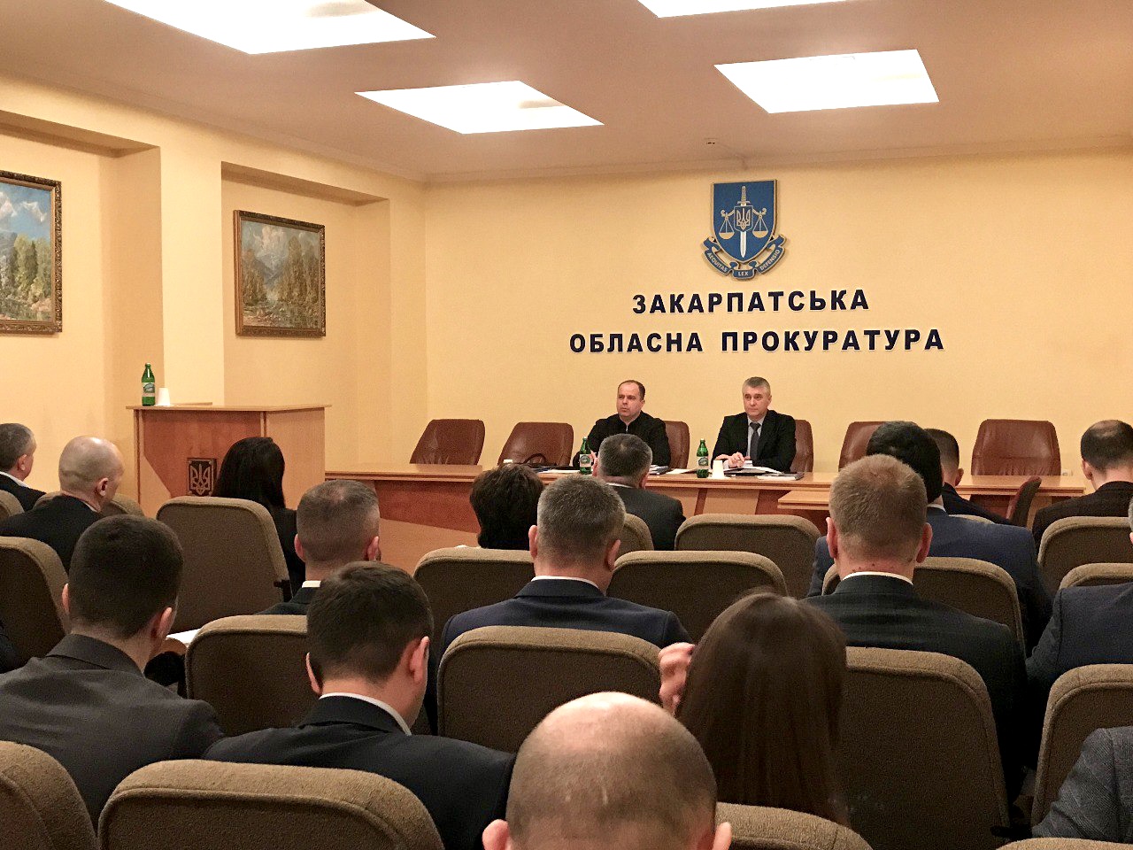 Заступник Генпрокурора Ігор Мустеца провів нараду з керівництвом правоохоронних органів Закарпаття