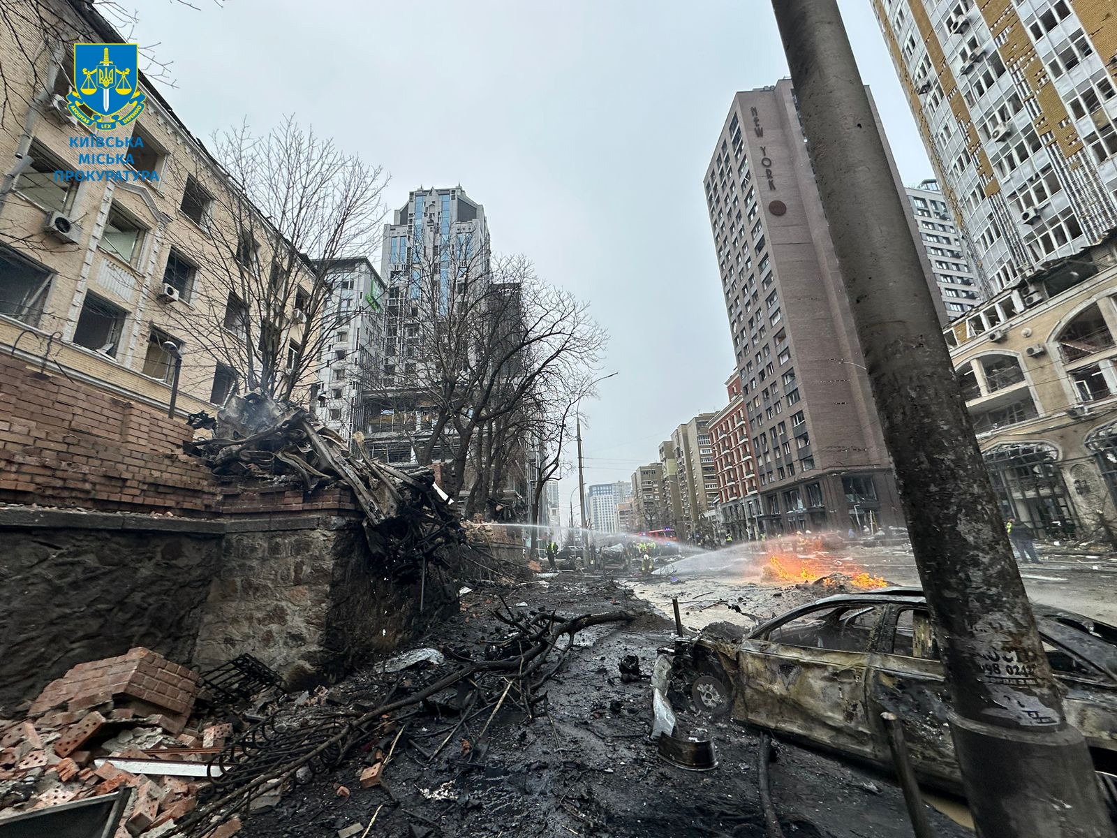 Внаслідок ворожої атаки на Київ загинула одна людина, ще десять постраждали – розпочато розслідування