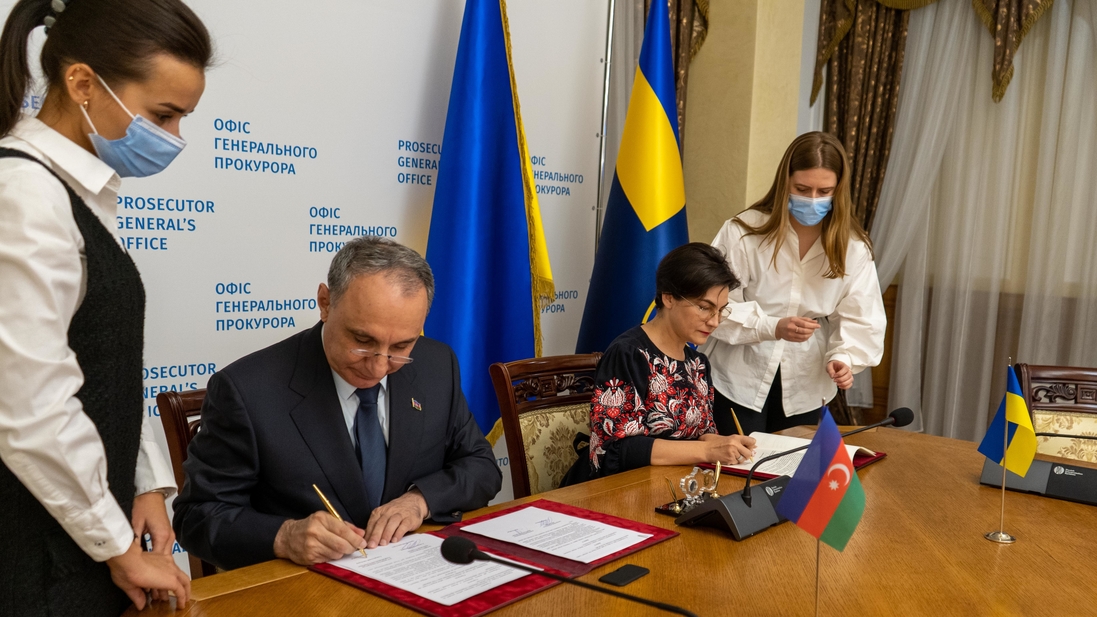 Генпрокурор Ірина Венедіктова та Генпрокурор Азербайджану підписали угоду про співробітництво