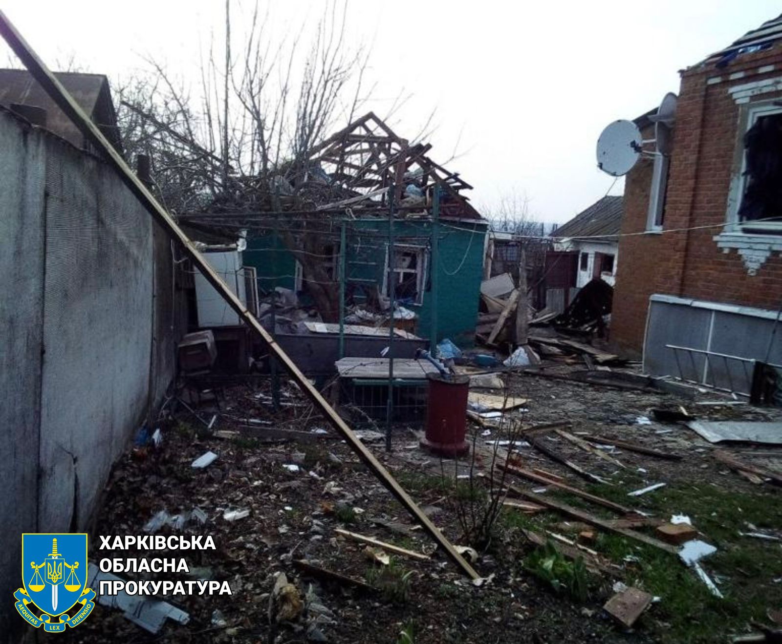 Російська армія вкотре обстріляла Харківщину, загинув чоловік, його 11-річний син поранений – розпочато провадження