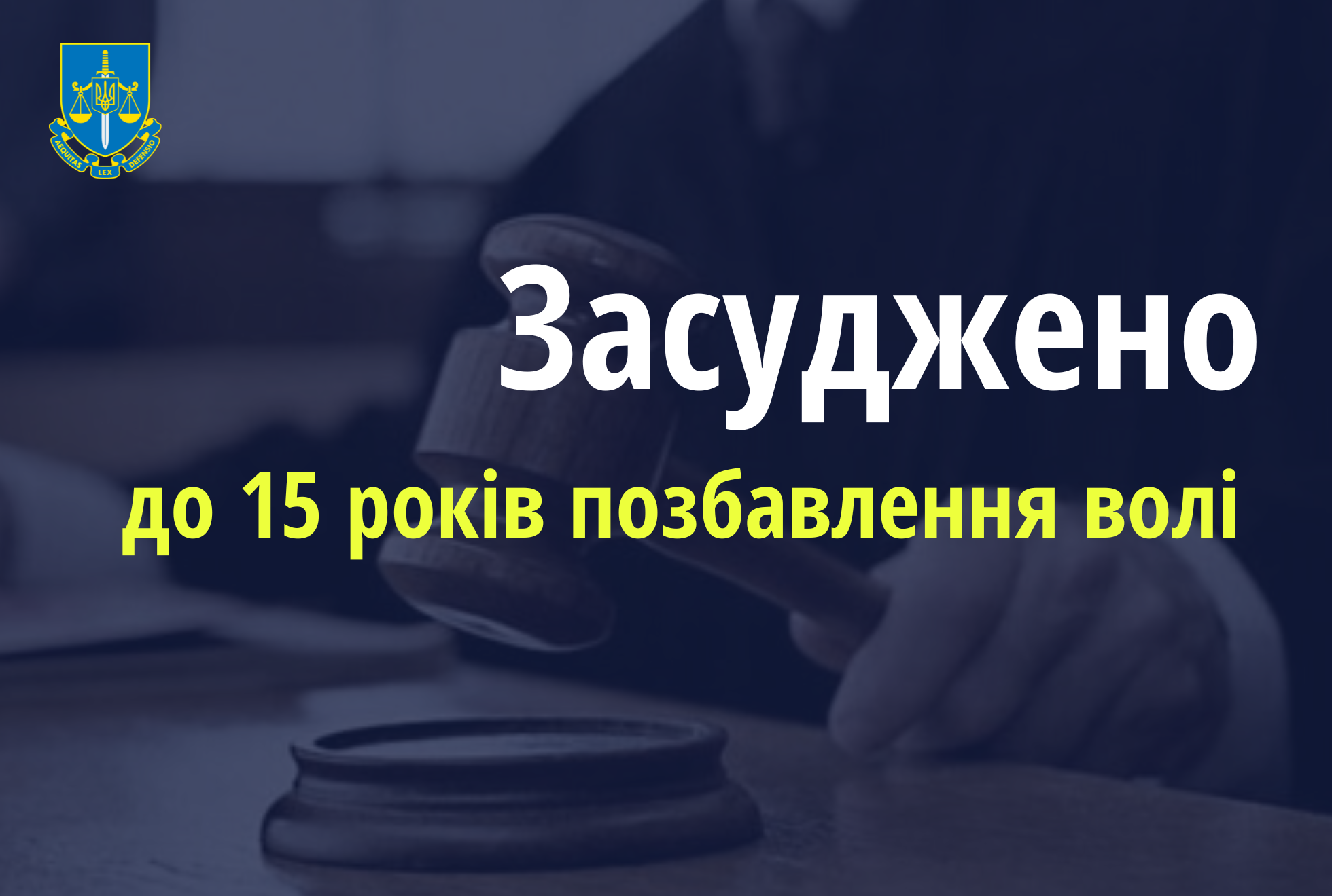 До 15 років позбавлення волі засуджено жителя Житомирщини, який зґвалтував двох дітей