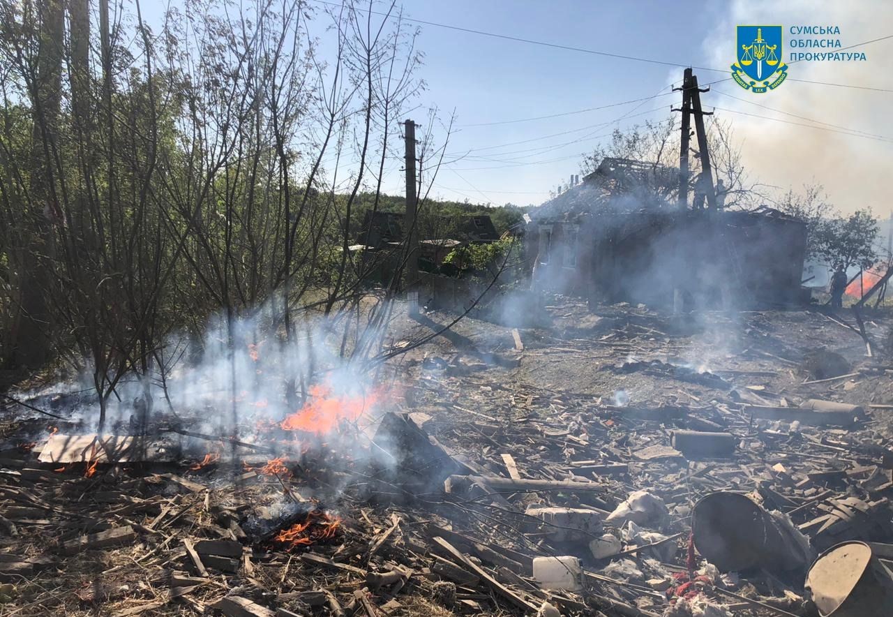 Окупанти завдали чергового авіаудару по прикордонню Сумщини, є загибла та поранені – розпочато розслідування