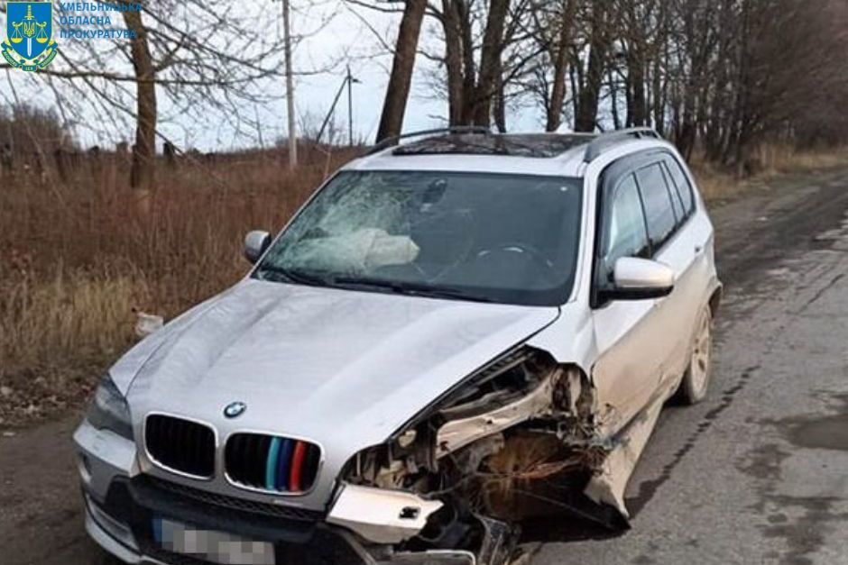 На Хмельниччині повідомлено про підозру водієві, який у нетверезому стані вчинив ДТП зі смертельними наслідками