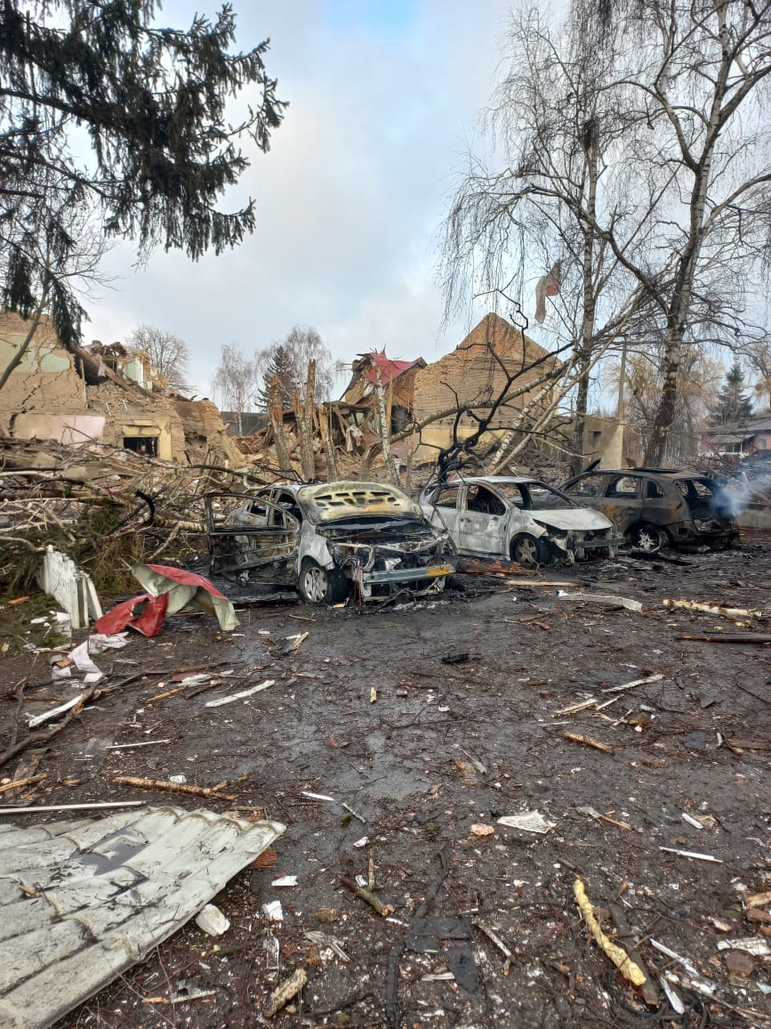 Внаслідок обстрілу села Бишів на Київщині загинув мирний мешканець, четверо поранено -  розпочато розслідування