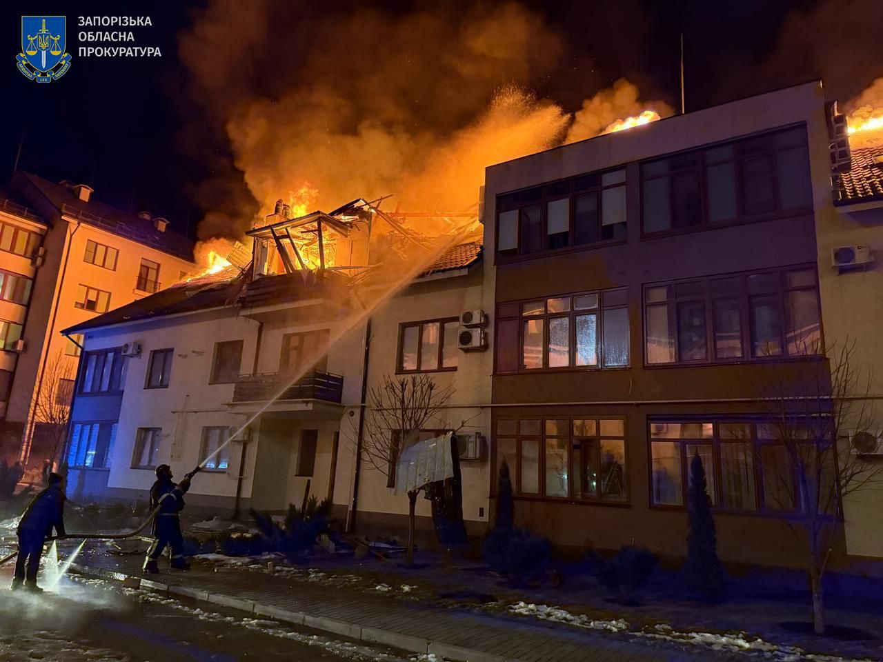 Розпочато розслідування за наслідками ворожої атаки безпілотниками по Запоріжжю